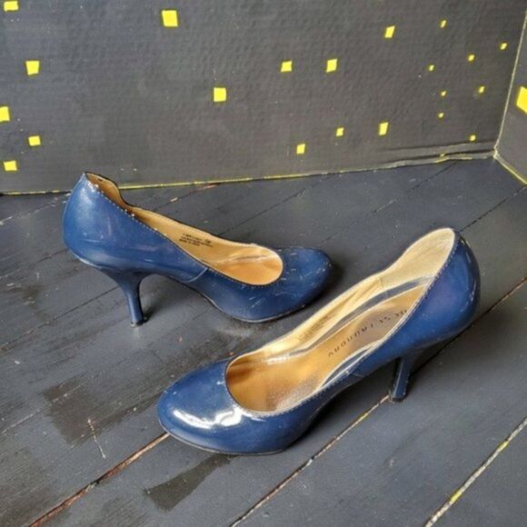 Chinese Laundry Blue Heels - Picture 8 of 8